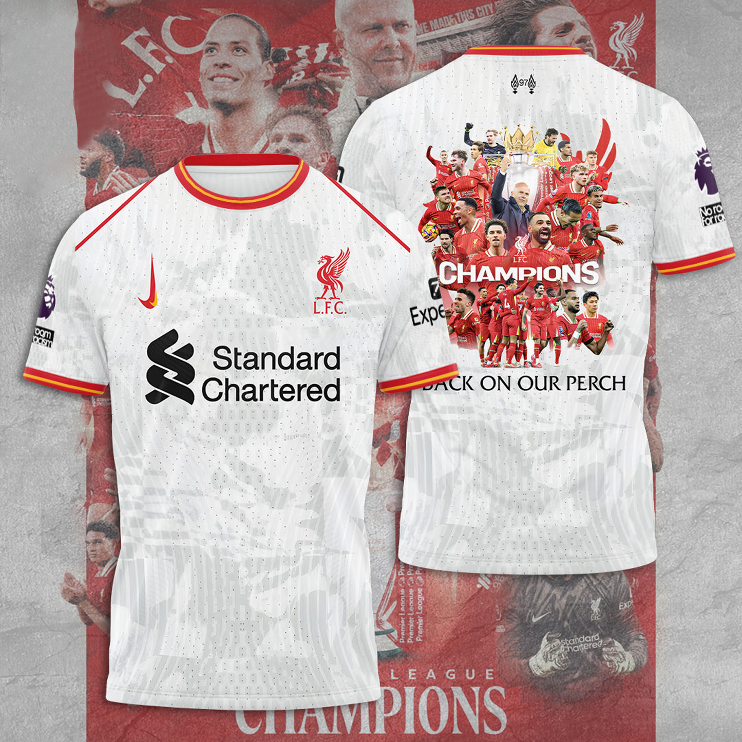 Liverpool FC Champions Premier League 3D Shirt V6 NDD