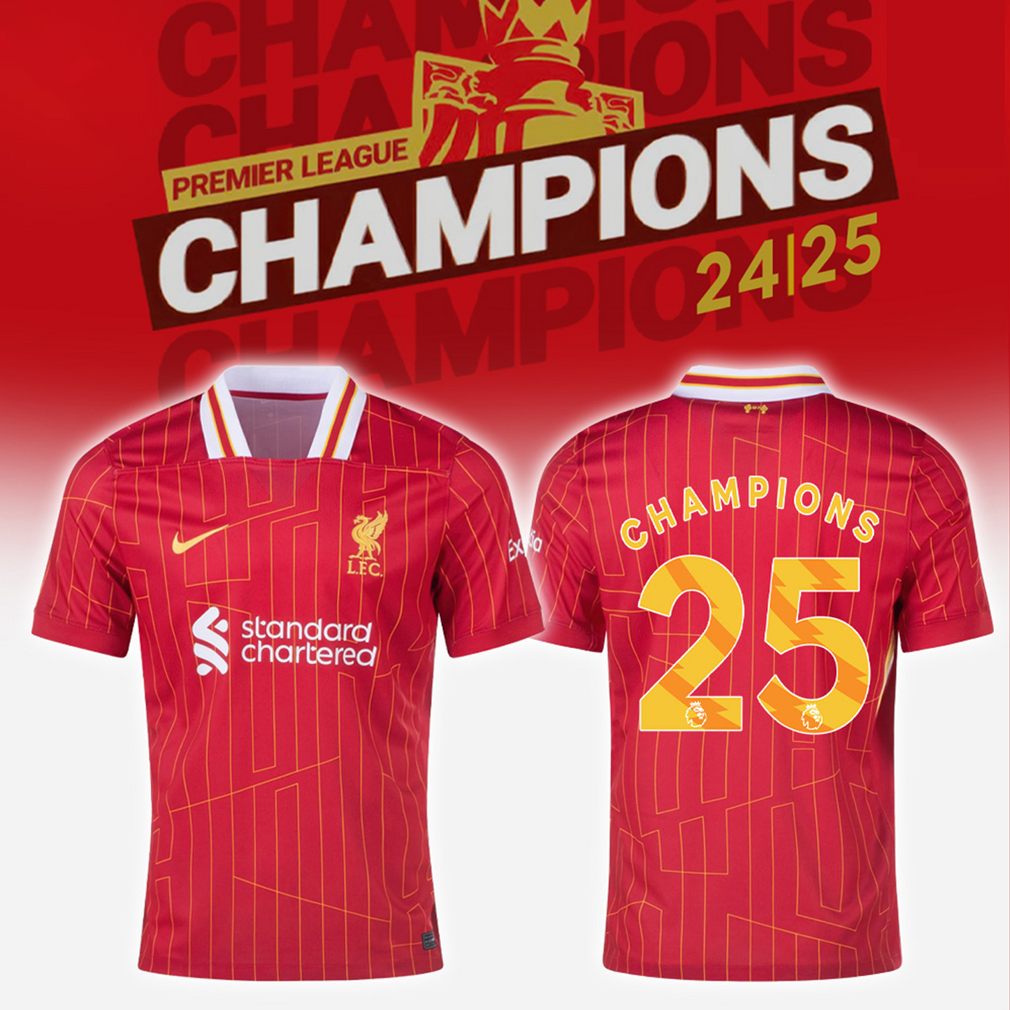 Liverpool Premier League Champions 2024-25 Season NDD