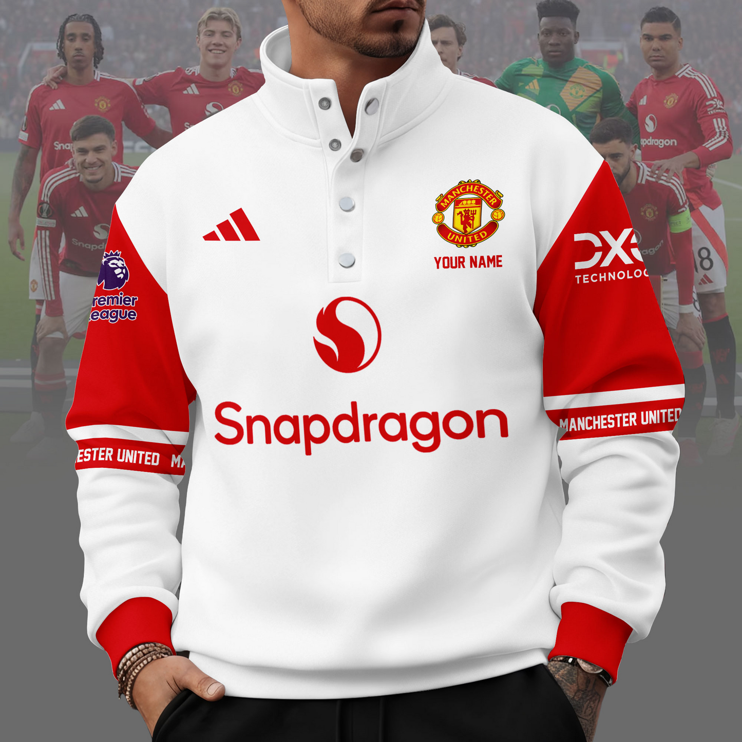 MANU x EPL Unisex Western Style Sweater With Buckles DDT 111125 NTL