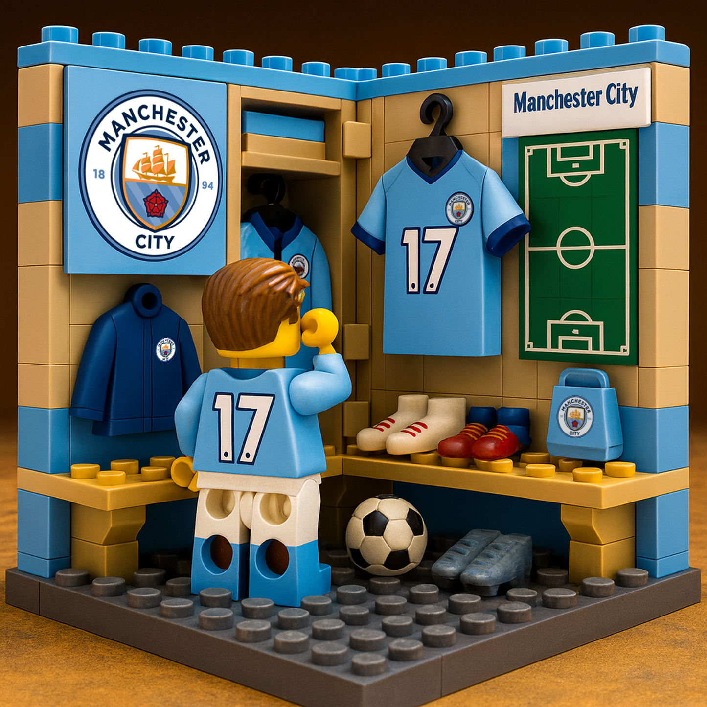 MCI x EPL Football Sports Room Block Set DatND DVT