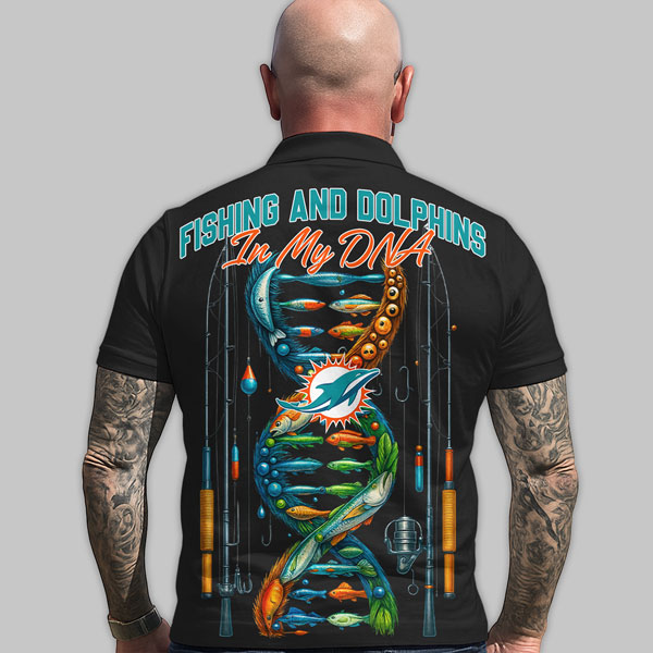 MD Premium NFL Fishing In My DNA Polo Shirt DDT CTND