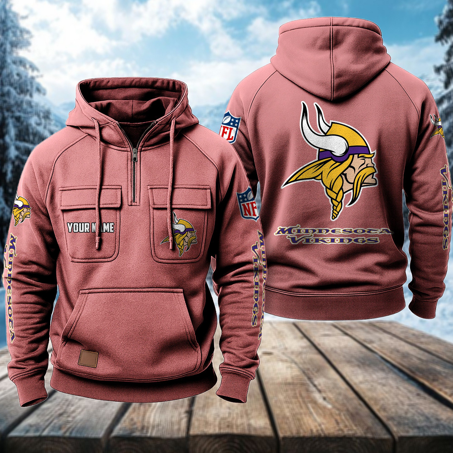 MIN x NFL Premium Hoodie DATND TANTD