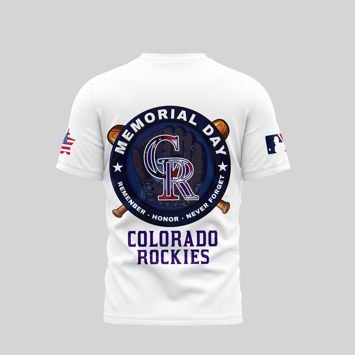 MLB Colorado Rockies Memorial Day Shirt DDTTTV