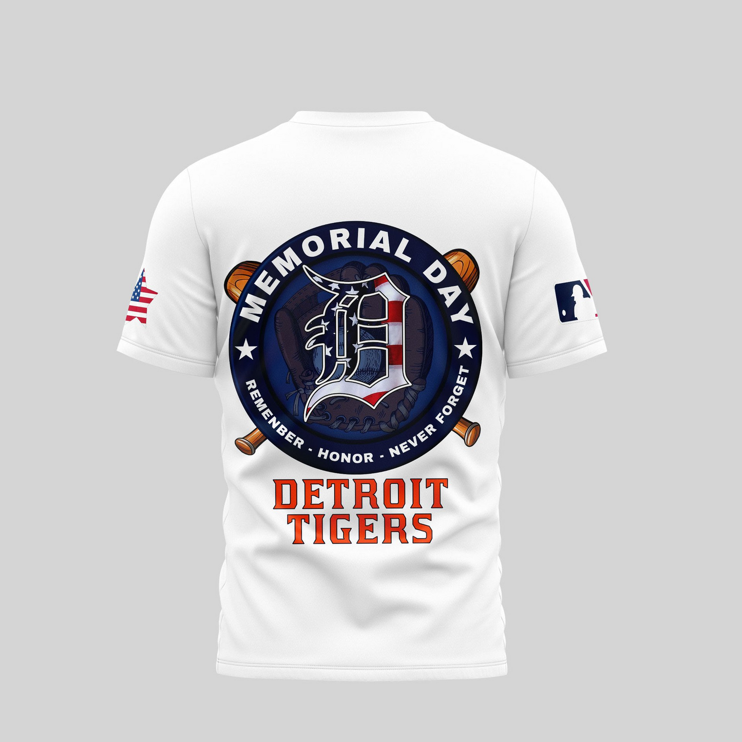 MLB Detroit Tigers Memorial Day Shirt DDTTTV