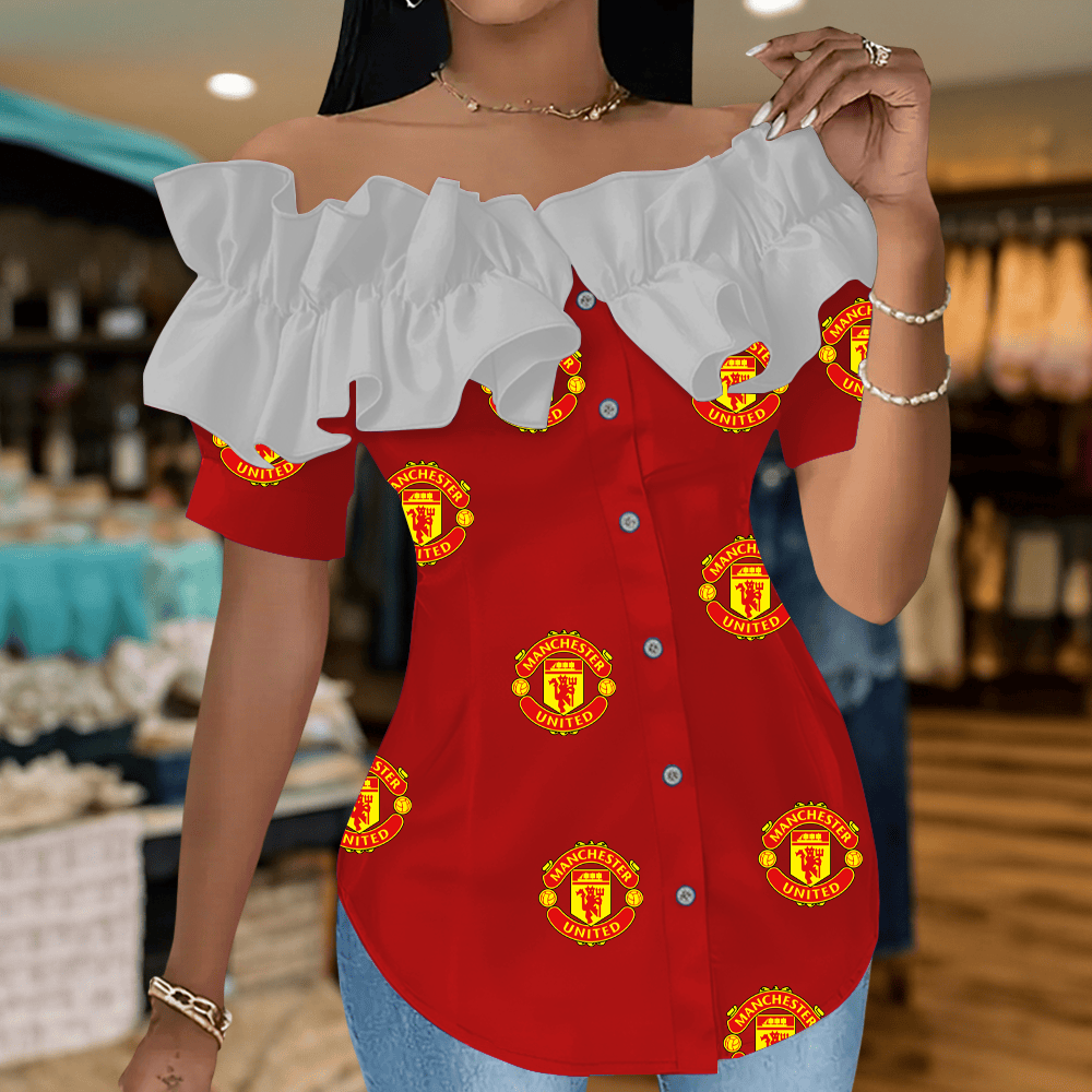 MU Premium EPL Women Ruffle Off-Shoulder Blouse DDT CTND