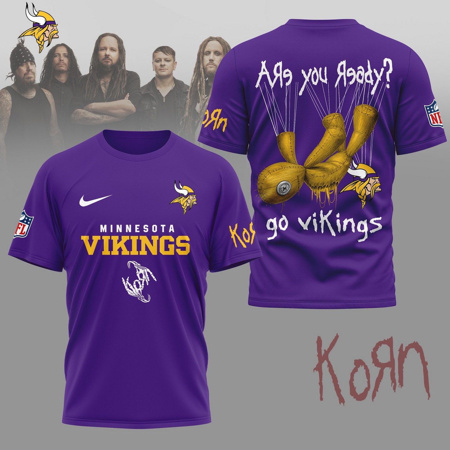 MV Premium NFL Korn Fan Shirt DDT CTND