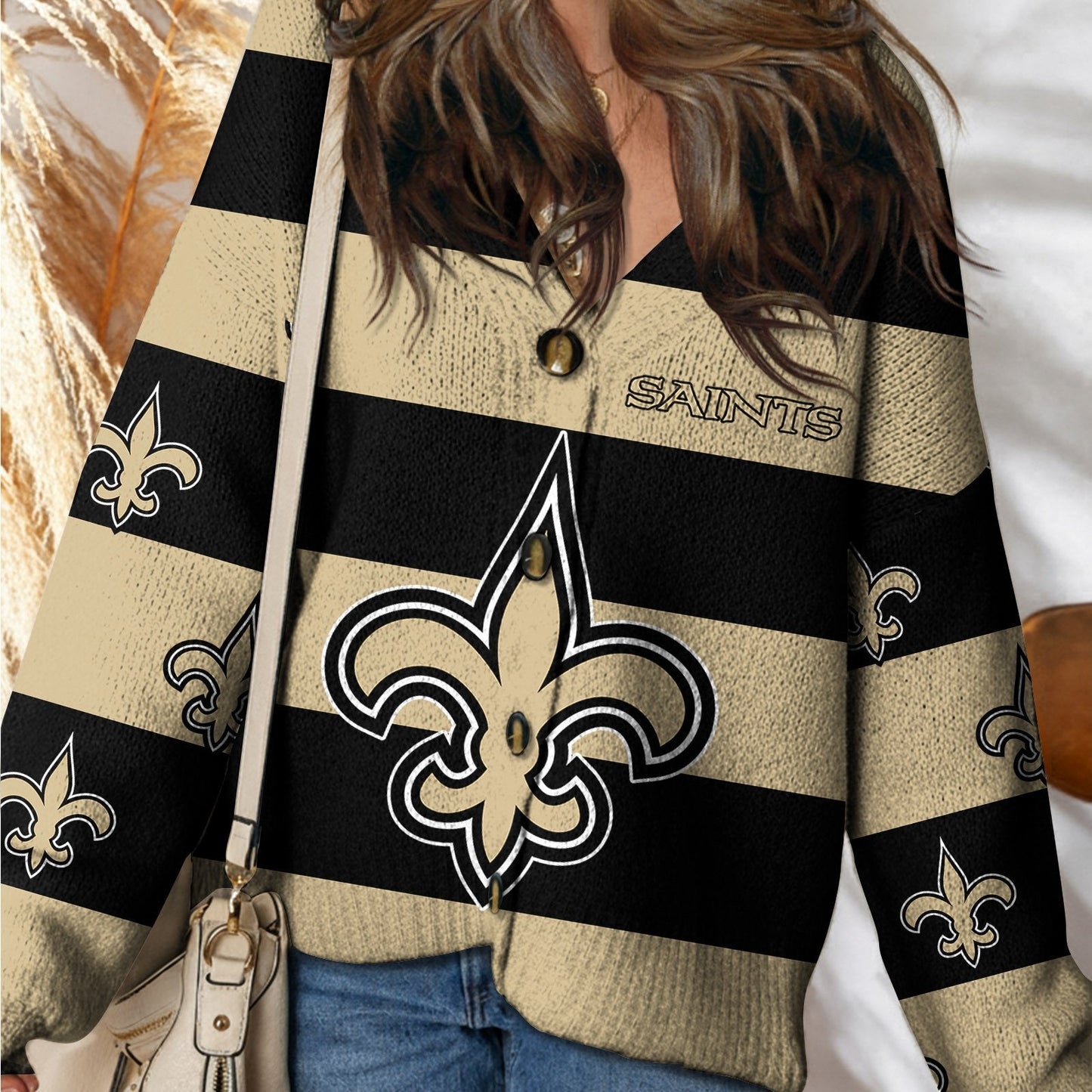 NO x NFL Cardigan Sweatshirt With Button DatND DVT