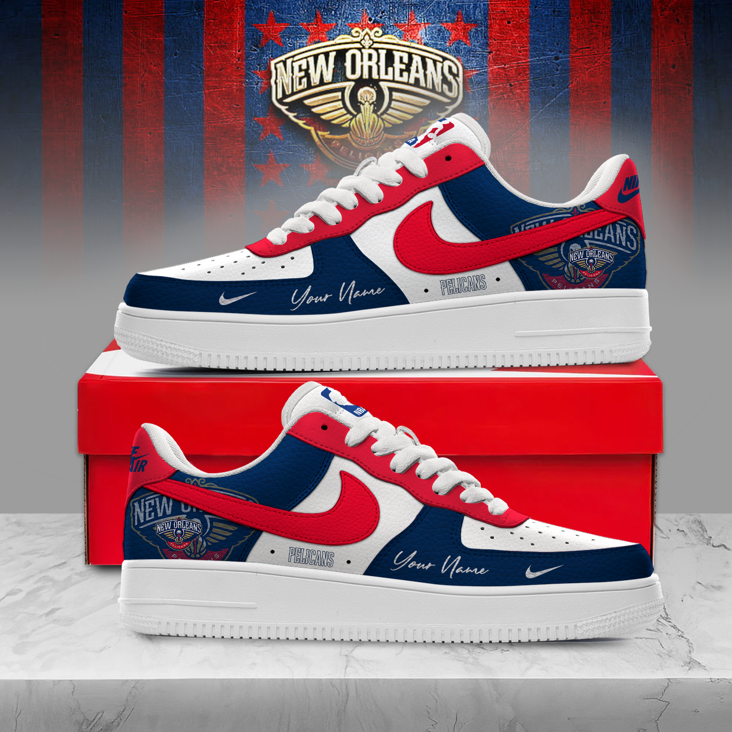 NOP Premium NBA AF1 Sneakers Victory Pride DDT NTL