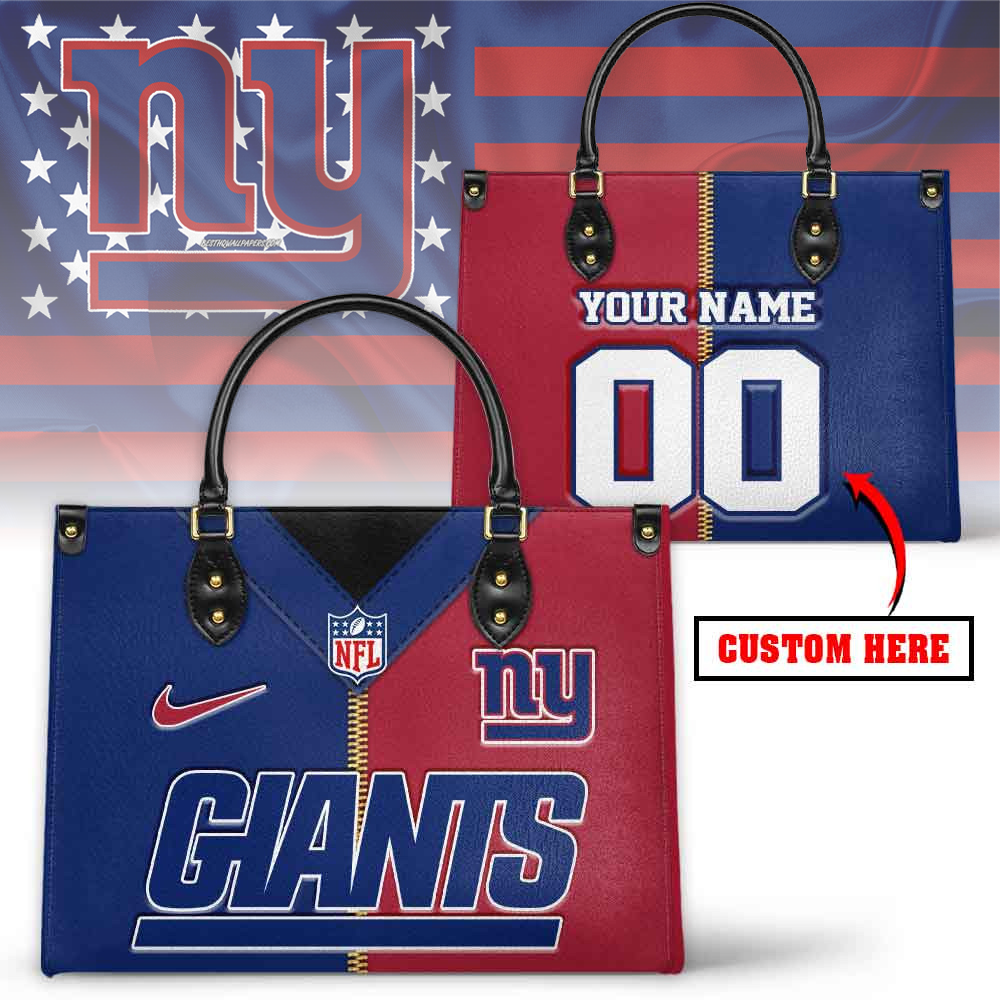 NYG NFL Jersey Leather Handbag DDT NTL