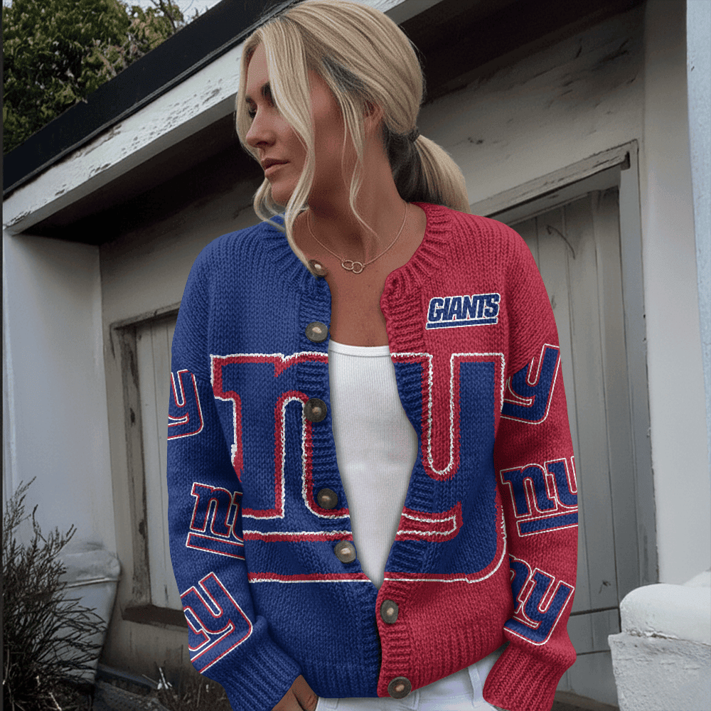 NYG x NFL Cardigan Sweatshirt With Button v1 DatND DVT