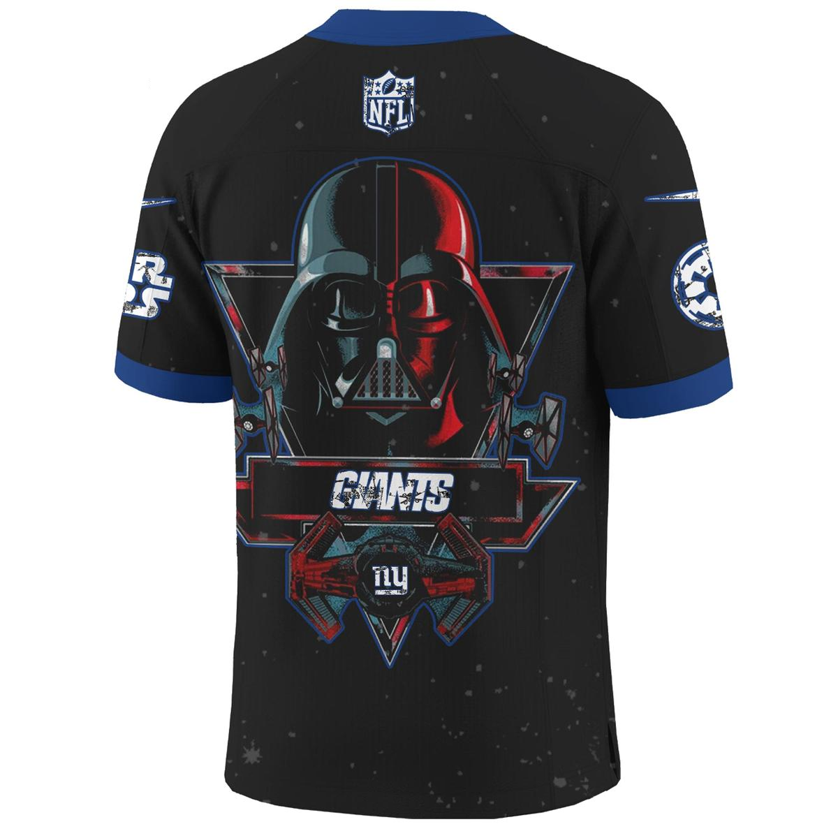 NYG x S.Wars Darth Vader 2025 Football Jersey DDT NTL