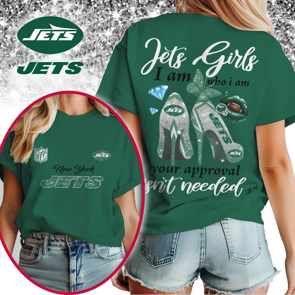 NYJ Premium NFL I Am Who I Am Glitter 3D Apparel DDT 211025 NTL