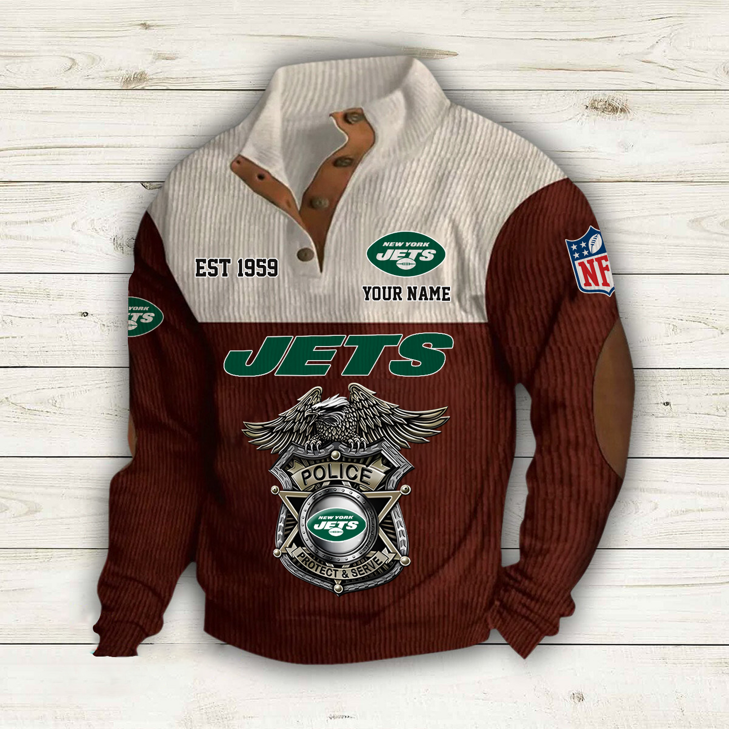 NYJ x NFL Custom Name Sport Sweatshirt DatND DVT