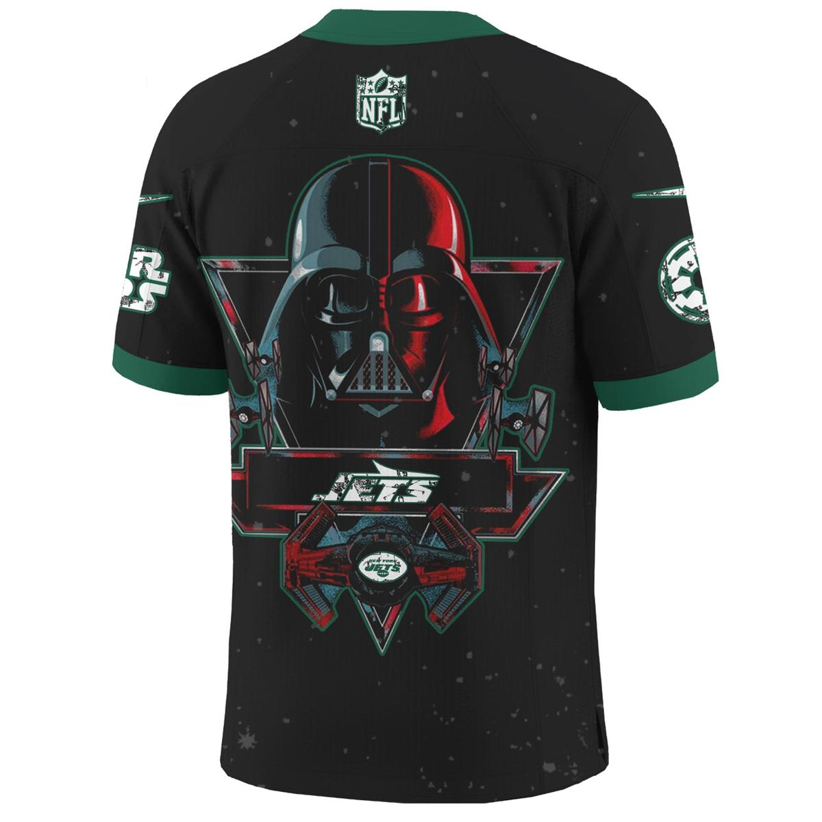 NYJ x S.Wars Darth Vader 2025 Football Jersey DDT NTL