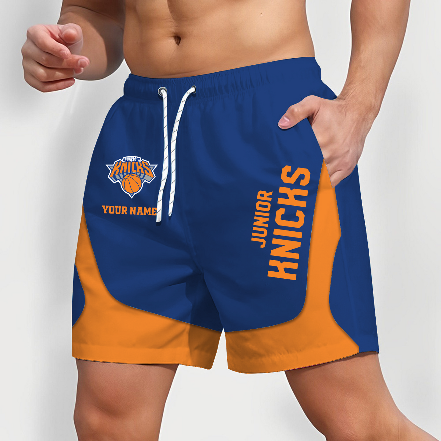 NYK x NBA Team Special Short Pants For Men Custom Name Gifts DATND TANTD