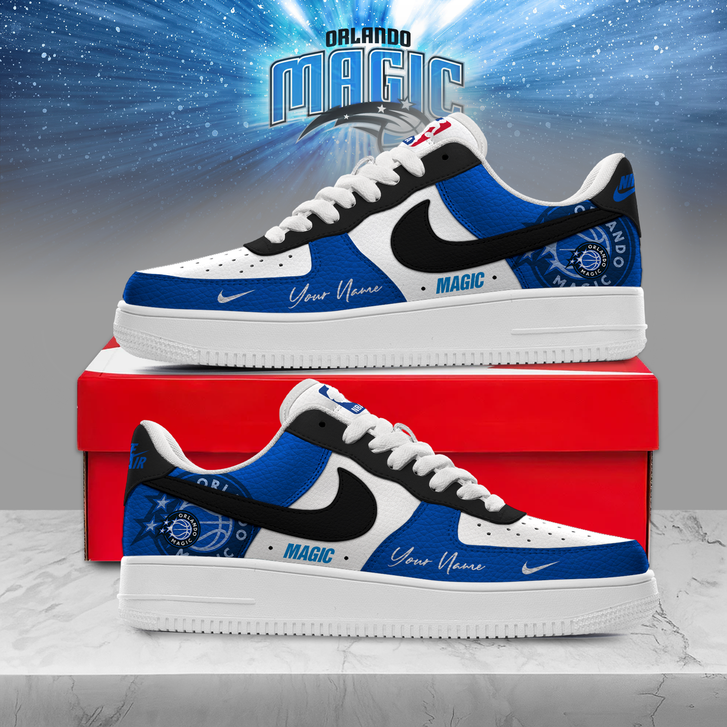 OM Premium NBA AF1 Sneakers Victory Pride DDT NTL