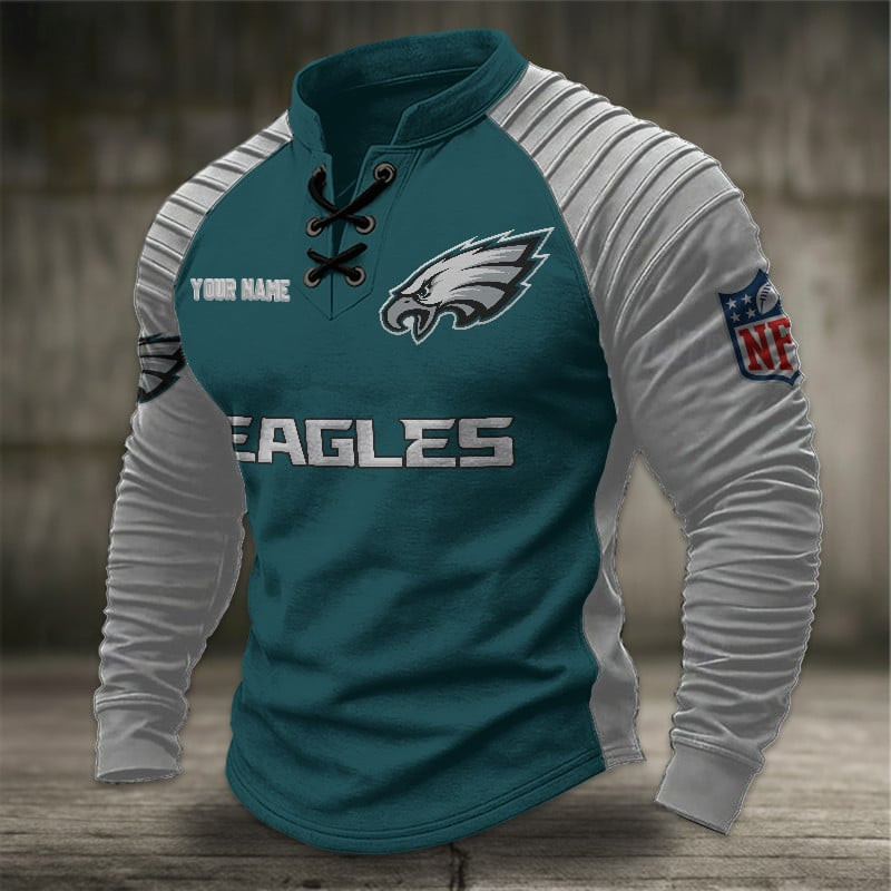 PE x NFL Men Stand Collar Long Sleeve Top DDT CTND