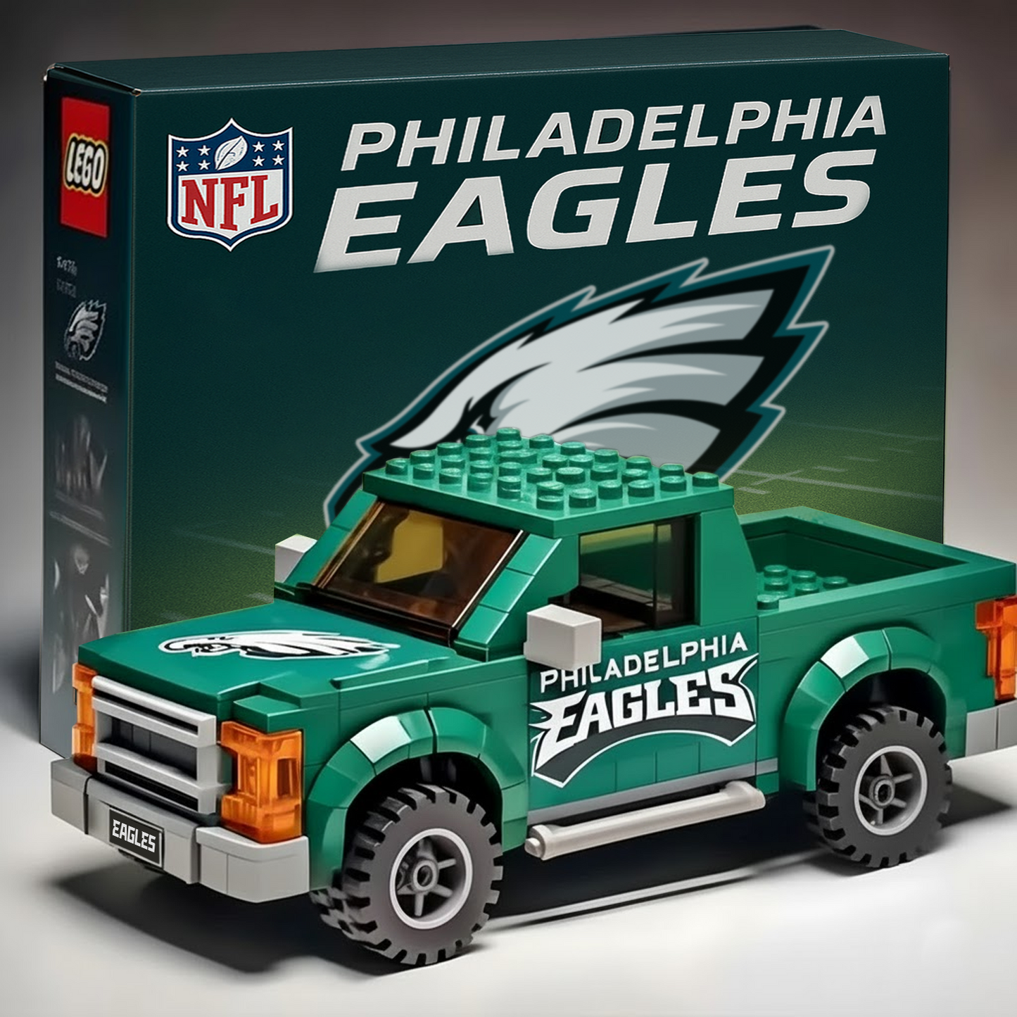 PHI x NFL Building Blocks Truck Toy Set V2 DatND DVT