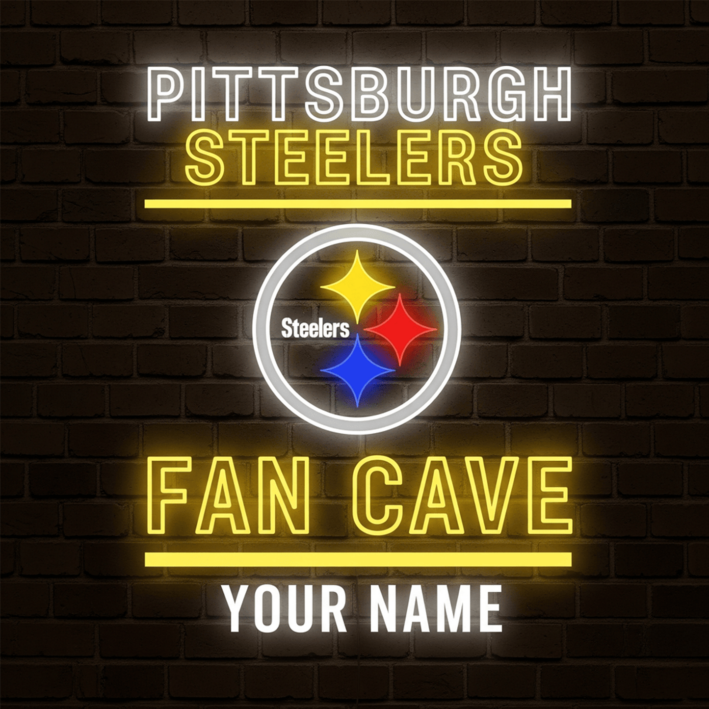 PIT x NFL PREMIUM LED LIGHT WALL DECOR DATND TANTD