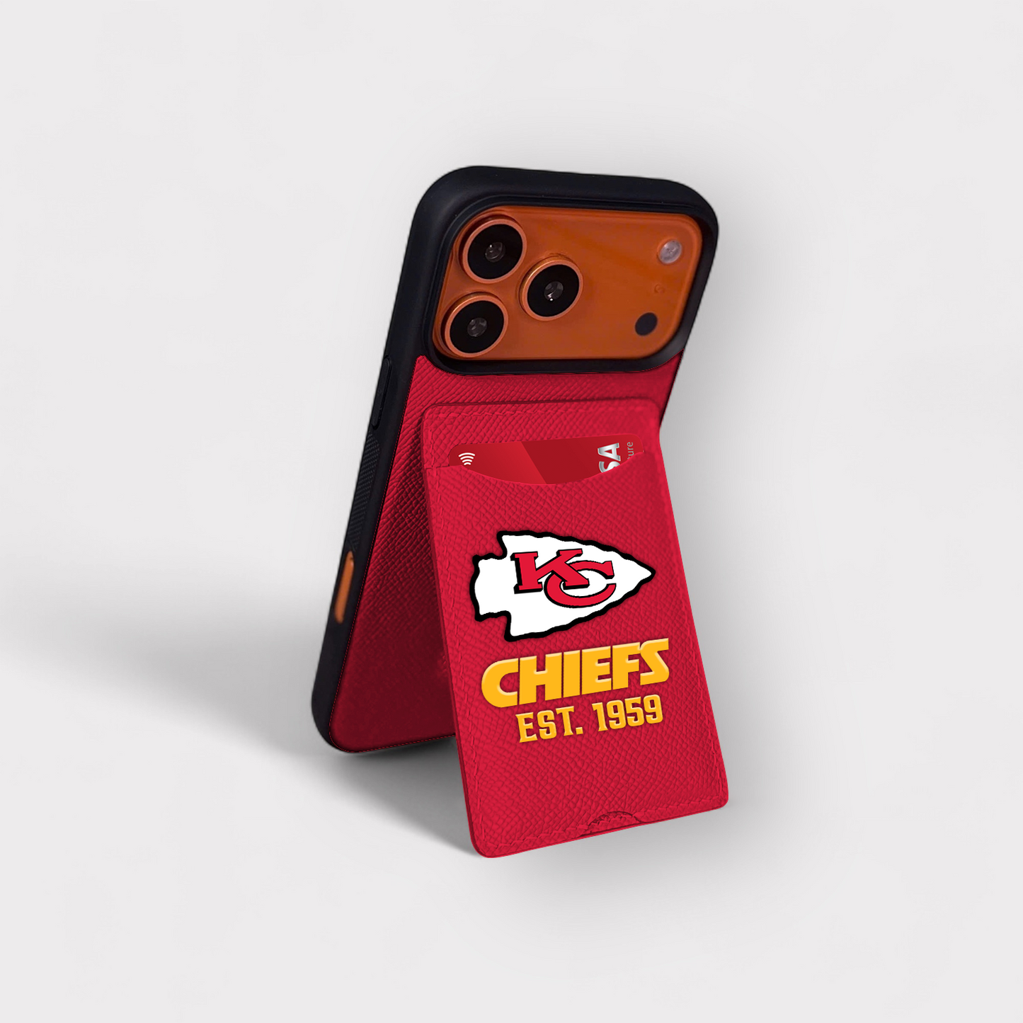 PREMIUM NFL X KCC Wallet IPhone SERI 17 STANDCARD Case NDT TDT