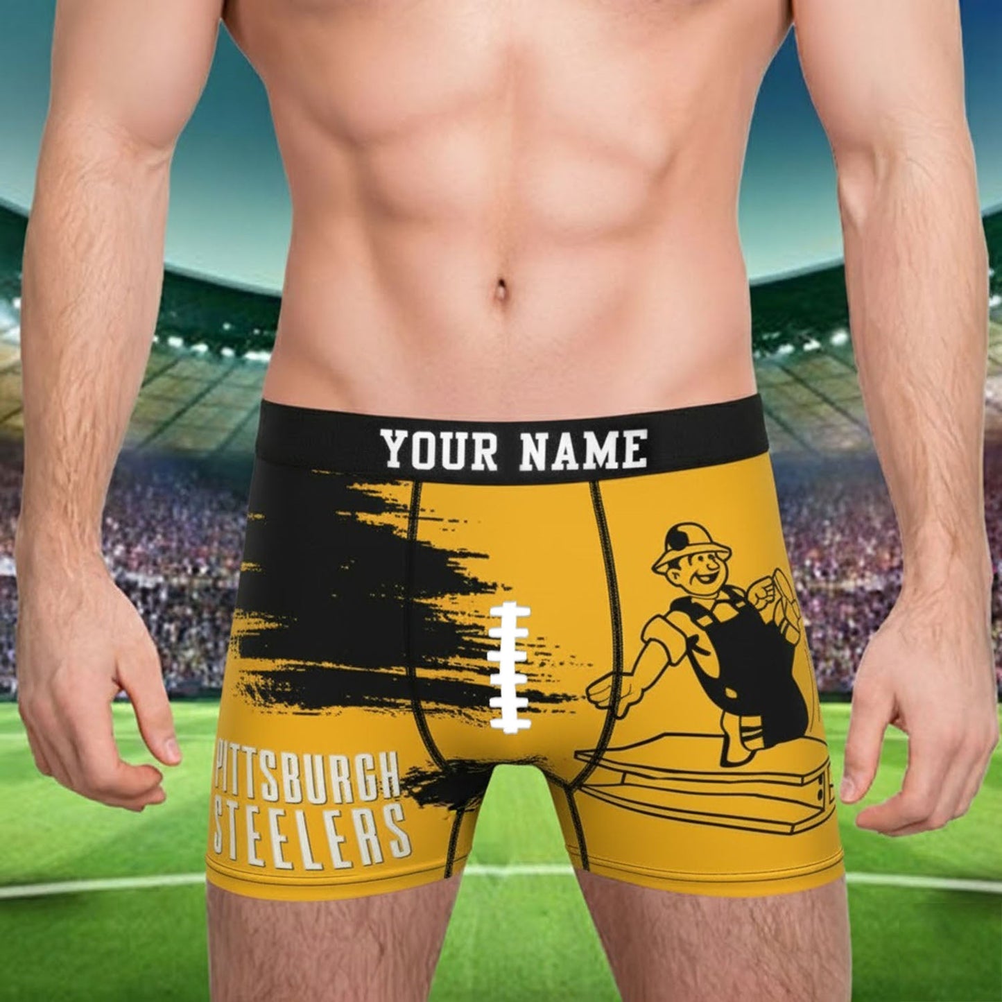 PREMIUM NFL X PIT Men Boxer NDT NHM