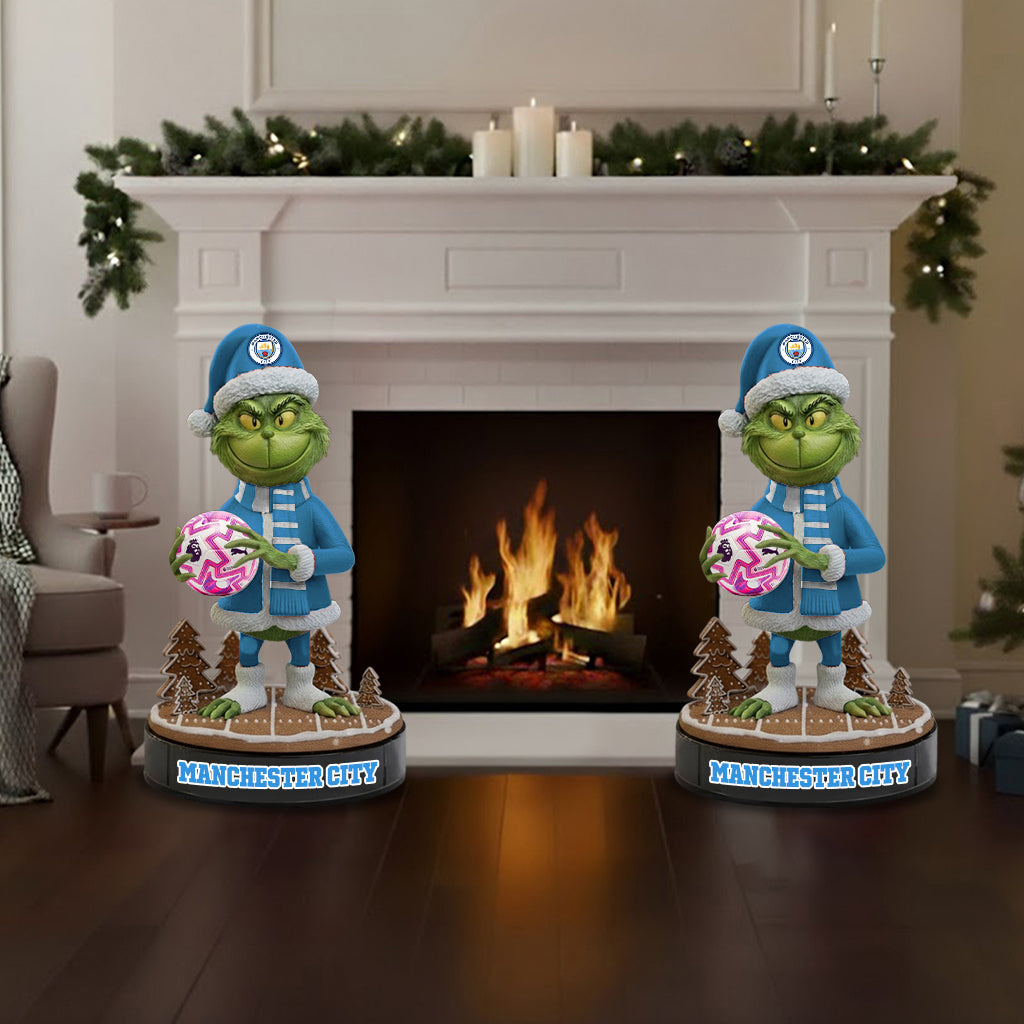 PREMIUM EPL X MANCI Holiday Spirit Collectible Grinch Statue NDT NHM 141125