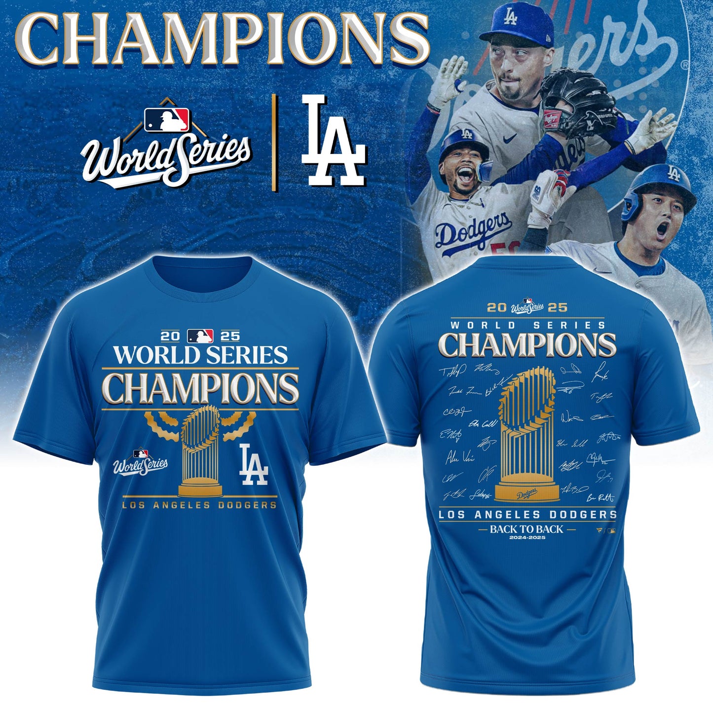 PREMIUM MLB X LAD – National League Champions 2025 Shirt NDT NHM V3 041125