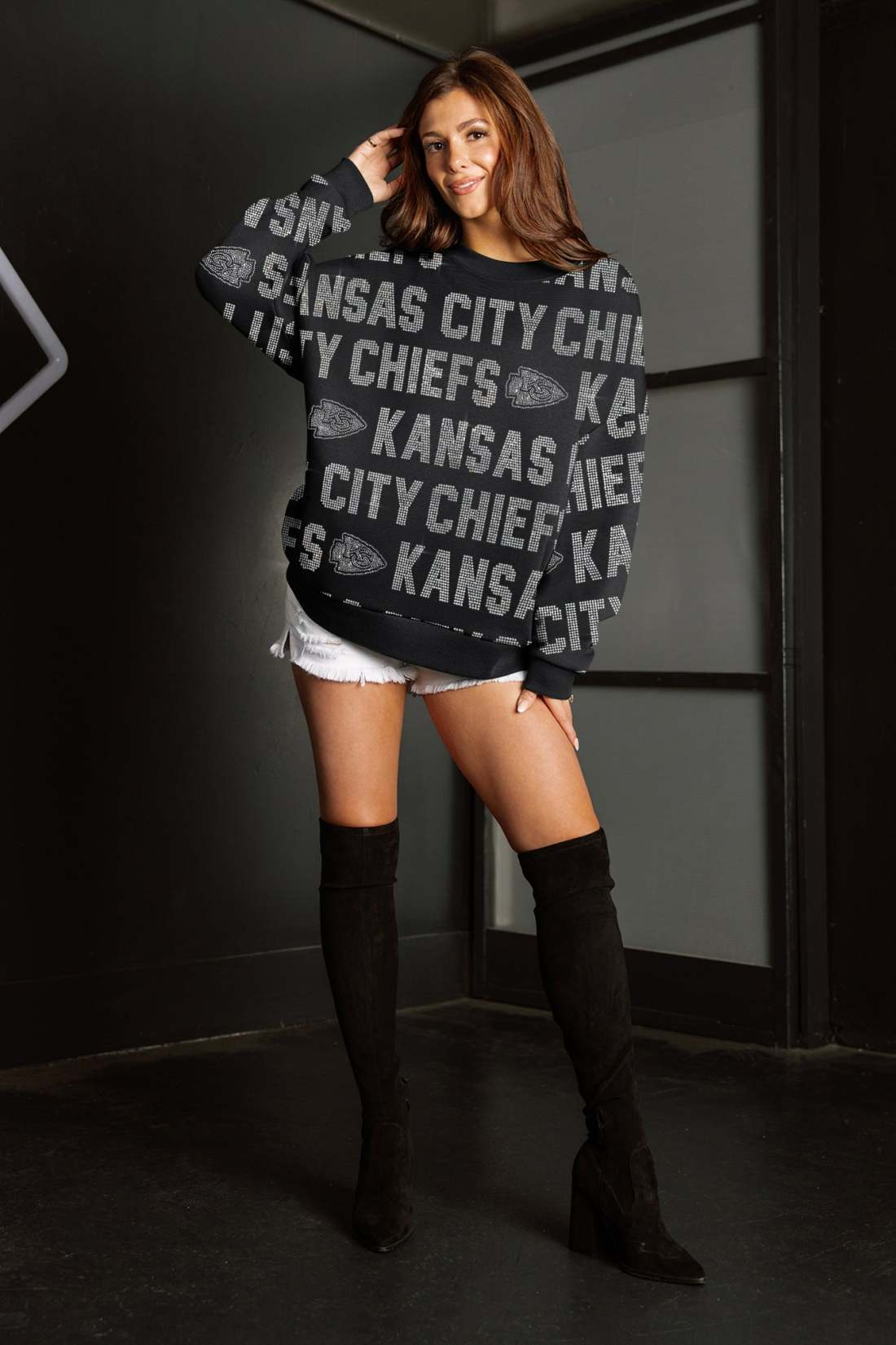 PREMIUM NFL X KCC HYPE ERA DROP SHOULDER PULLOVER NDT NHM 151125