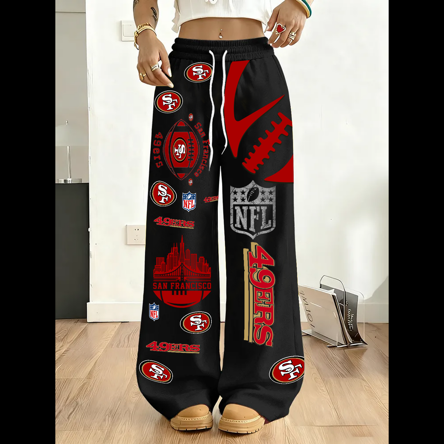PREMIUM NFL X SF 3D Casual Graphic Sweatpants V2 NDT TDT