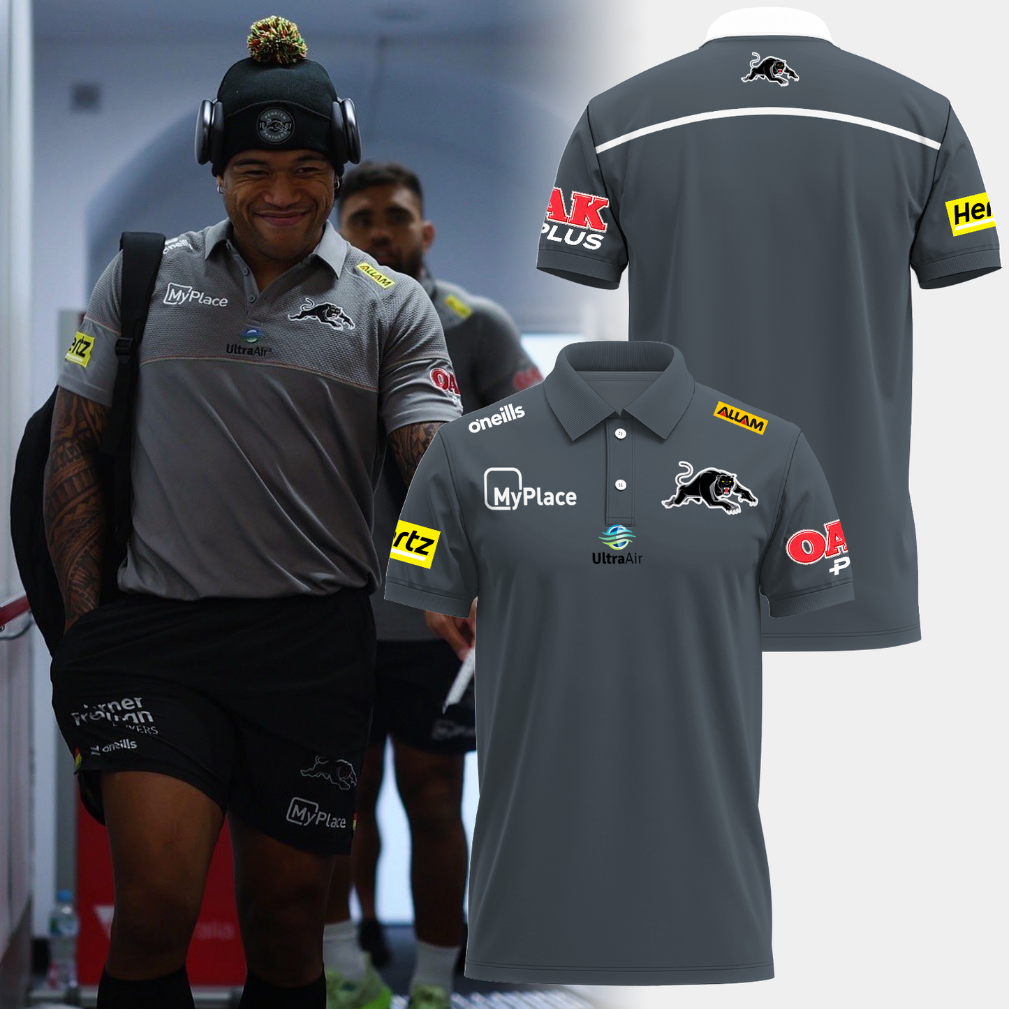 Penrith Panthers NRL Limited Edition Polo Shirt TM - Super Savings When Buying Combo V22