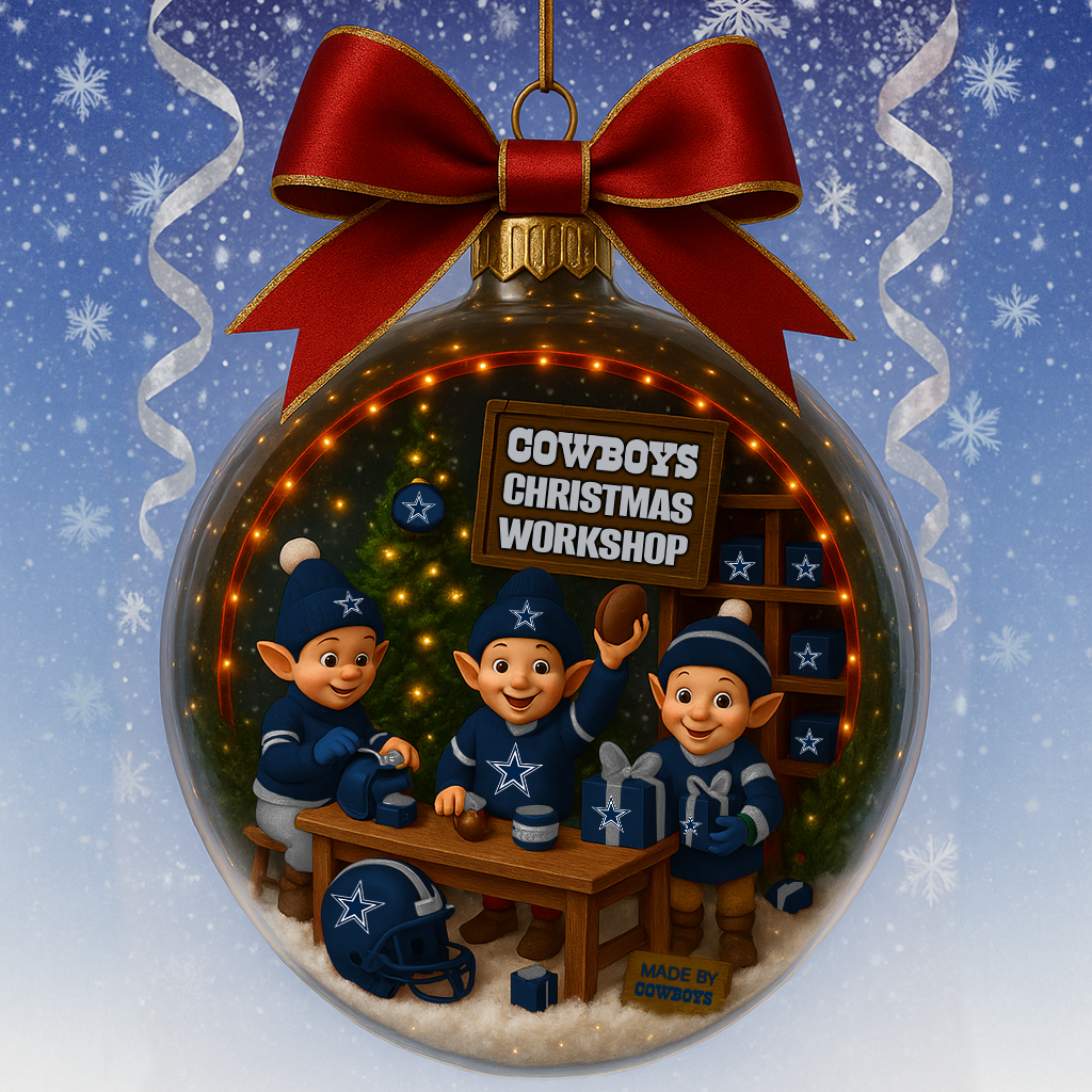 Premium NFL DAl Snow Globe Ornament V1 NMD TTV