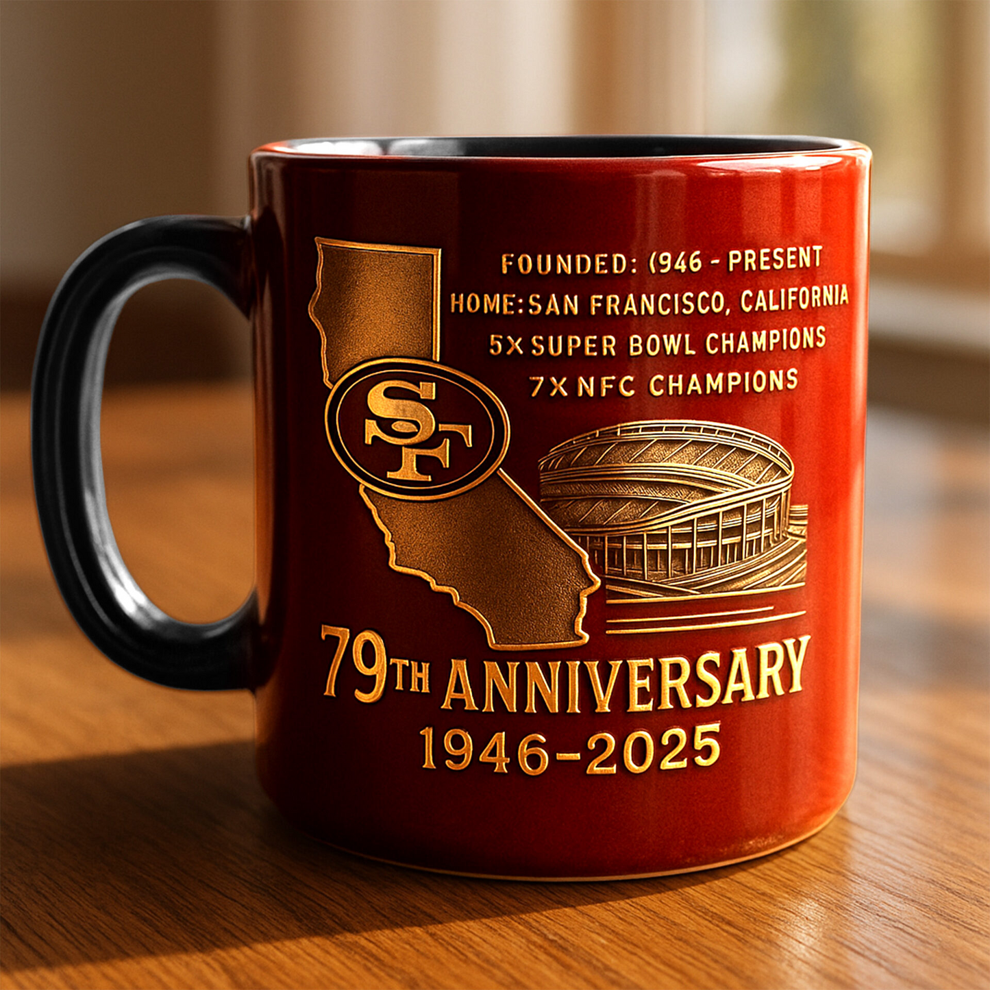 Premium NFL SF The Anniversary Mug V1 NMD TTV