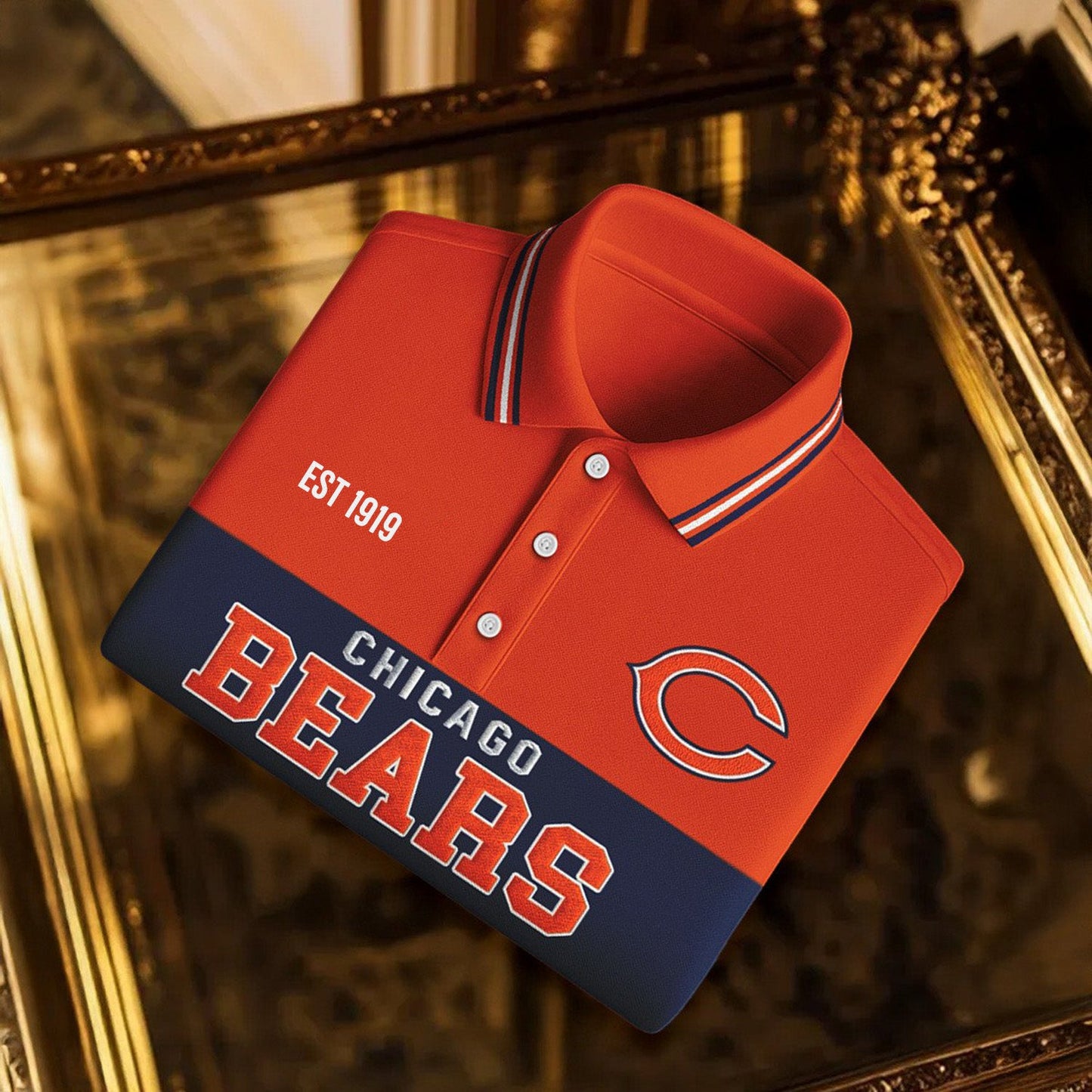 Premium NFL X CHI ClassicPolo Shirt NDT NHM