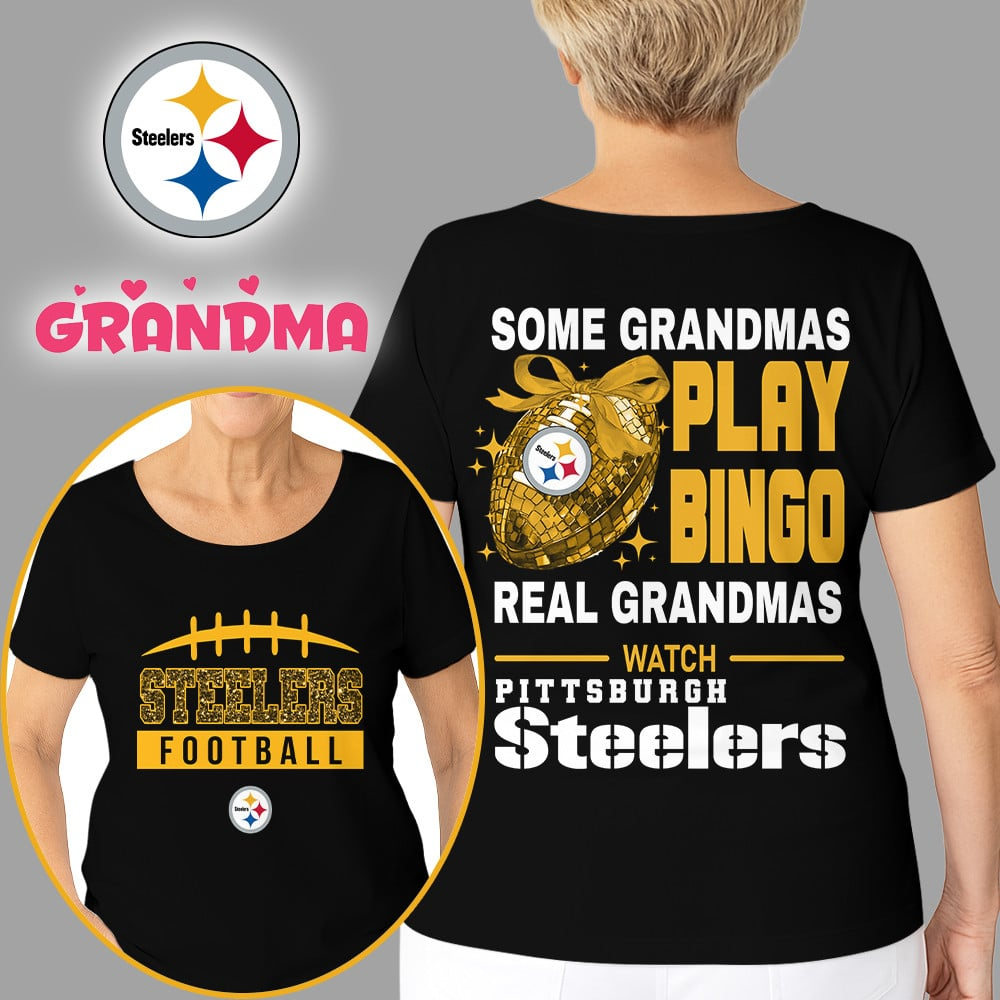 Premium NFL X PIT Football Grandmas Fan 3D SHIRT NDT NHM