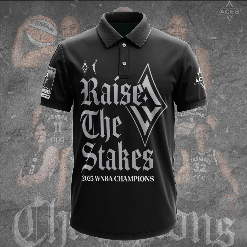 Premium WNBA LVA Champions 2025 Polo V6 NMD TTV