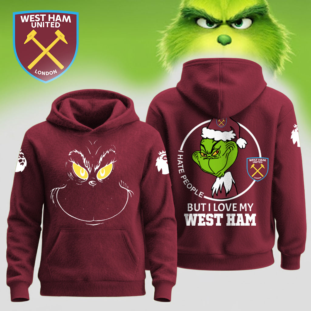 Premium EPL X WEST Grinch Christmas Hoodie V3 NDT NHM 141125