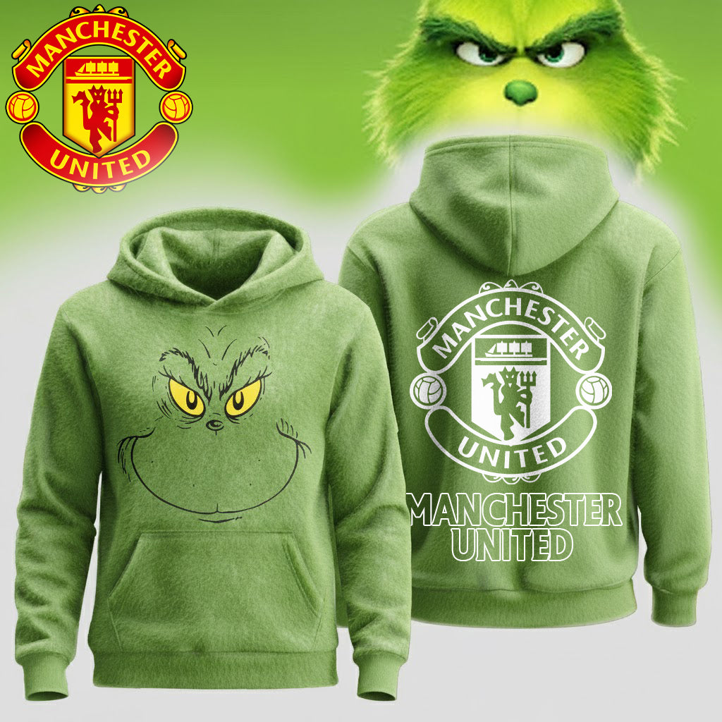 Premium EPL X MANU Grinch Christmas Hoodie V3 NDT NHM 141125