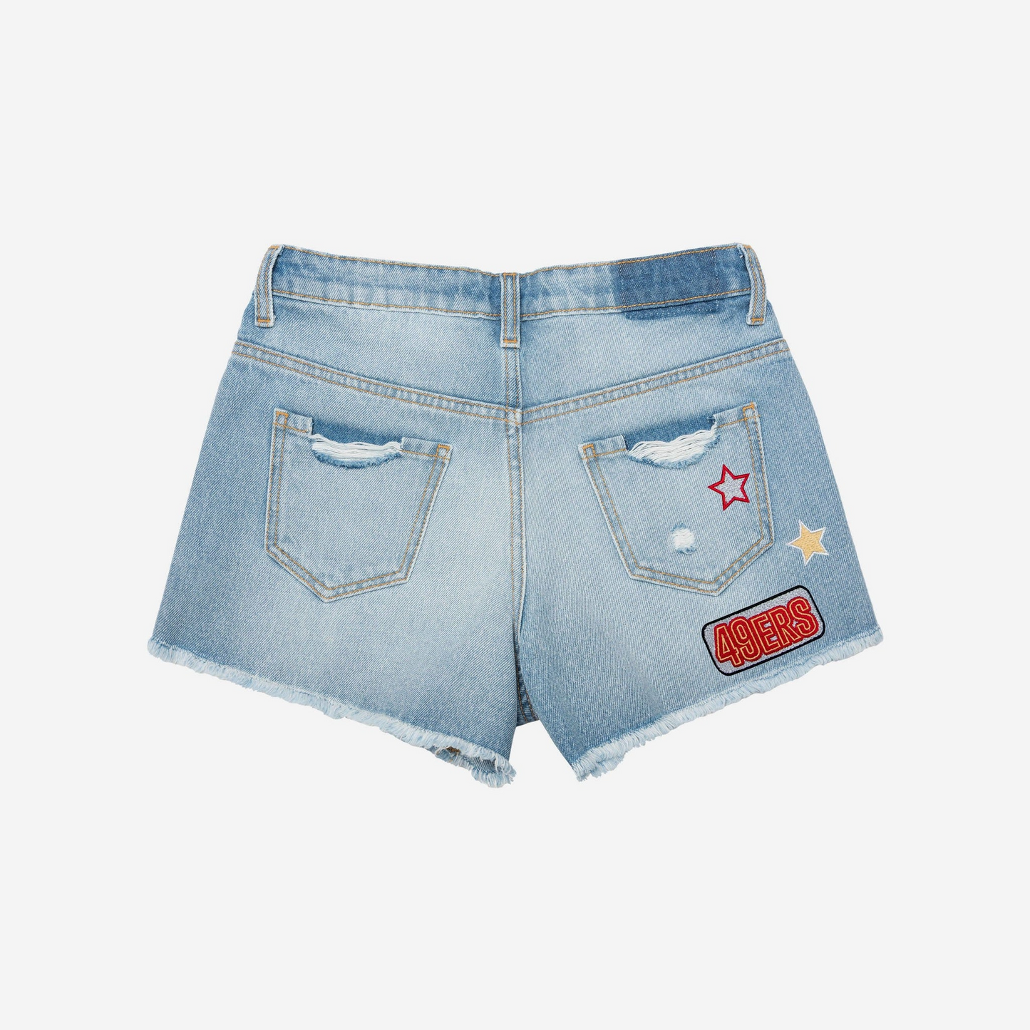 SF4 Womens Team Logo Denim Shorts DDTTTV