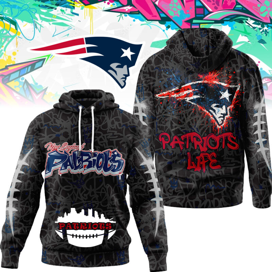 SIGNATURE NFL X NE 3D Graphic Hoodie NDT THUONGNH