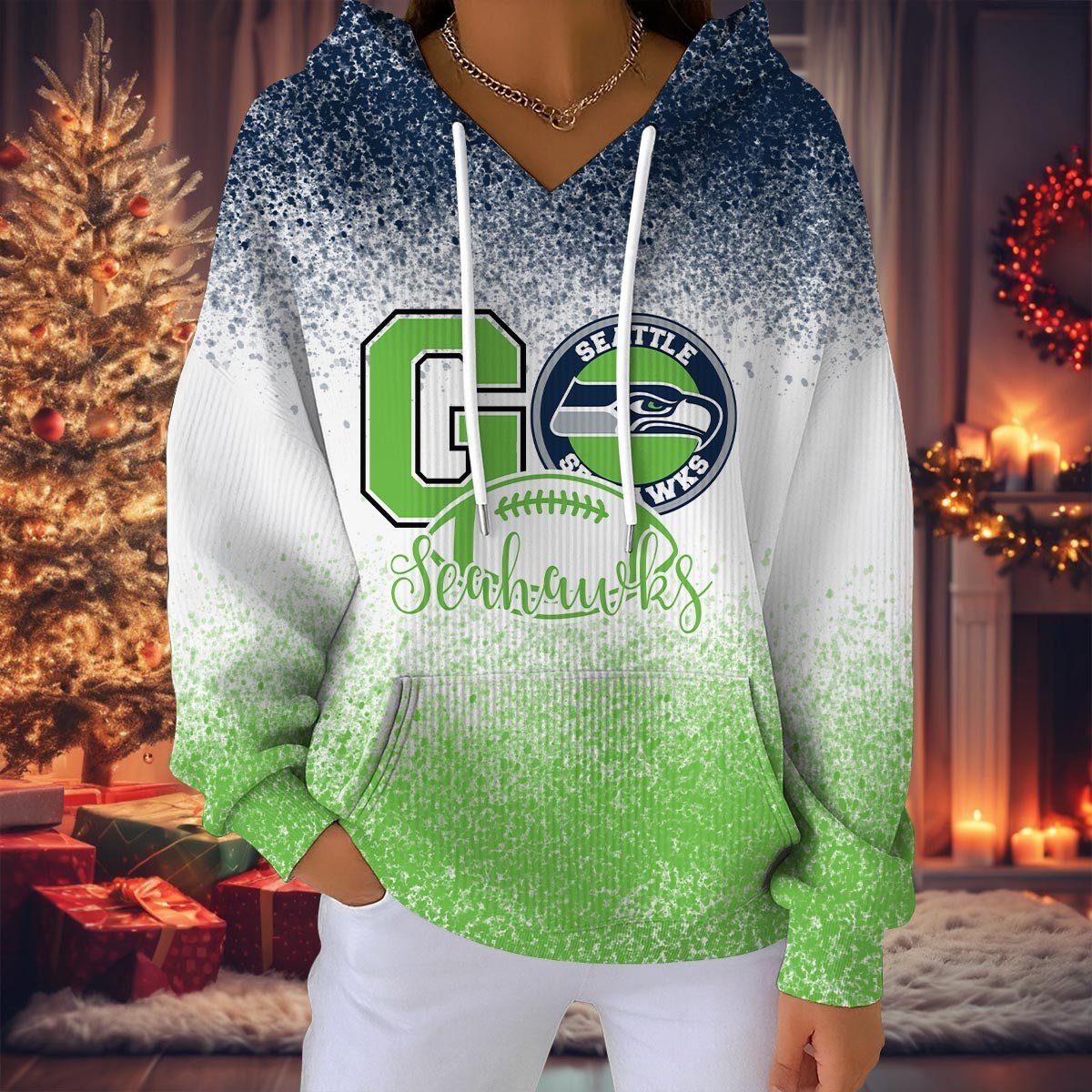 SS NFL Women Hooded Sweatshirt DDT NTL