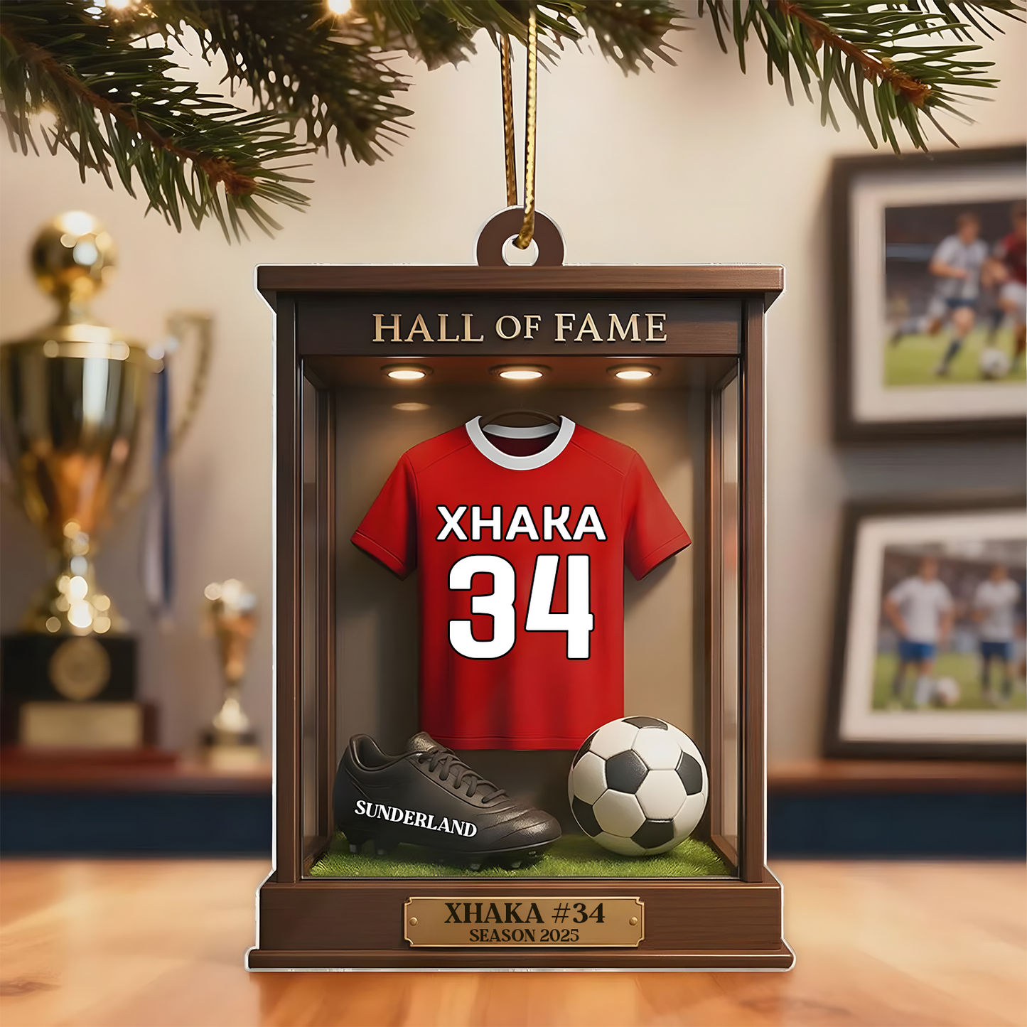 SUN x EPL Soccer Player Hall Of Fame Ornament DATND TANTD 081125