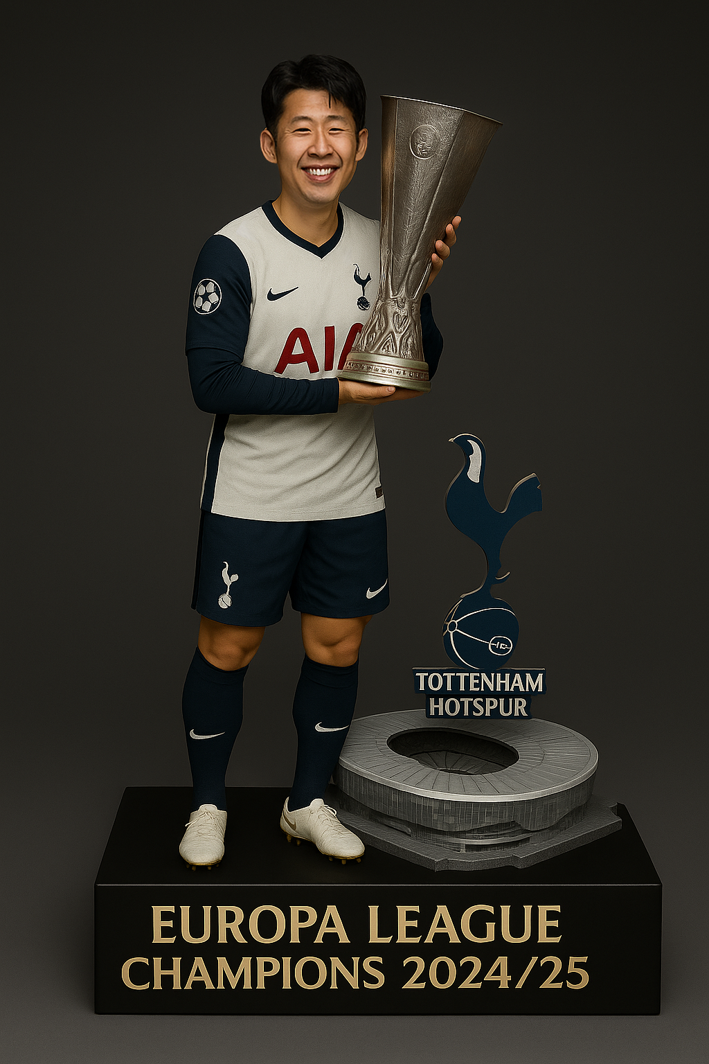 Son Heung-min UEFA Europa League Champion 2025 V2 Premium Acrylic Plaque DDTTTV