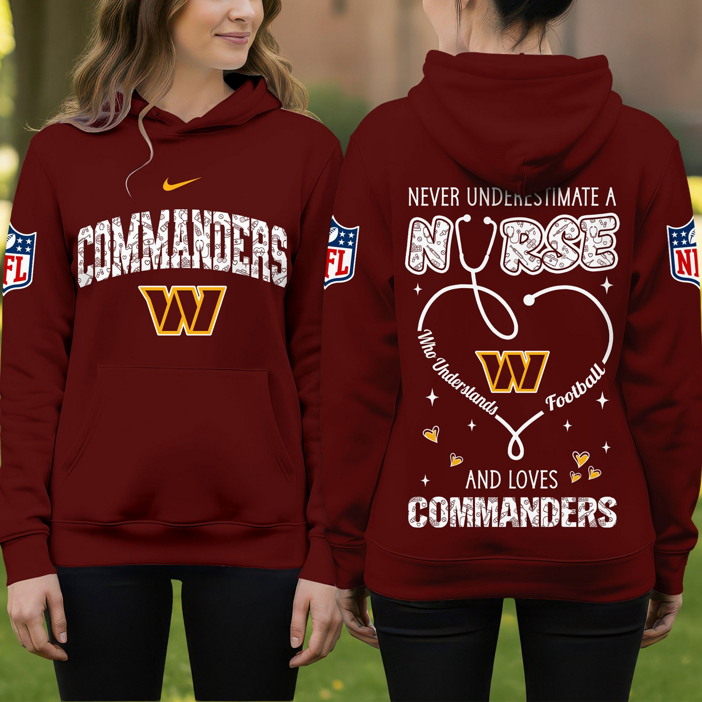 WC Premium NFL Nurse Pride Hoodie DDT 101125 HLPHUONG