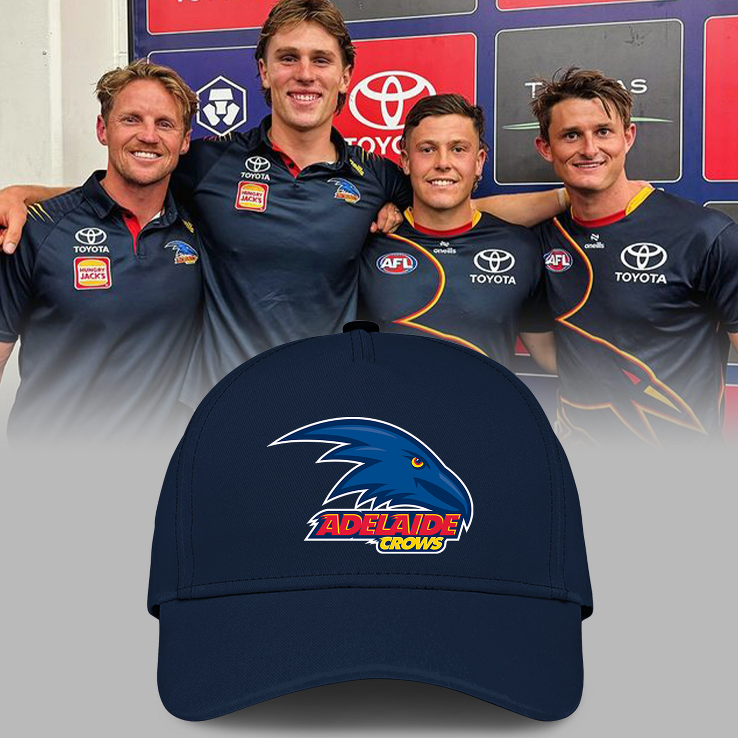 Adelaide Football Club AFL Limited Edition Zipper Hoodie TM V9