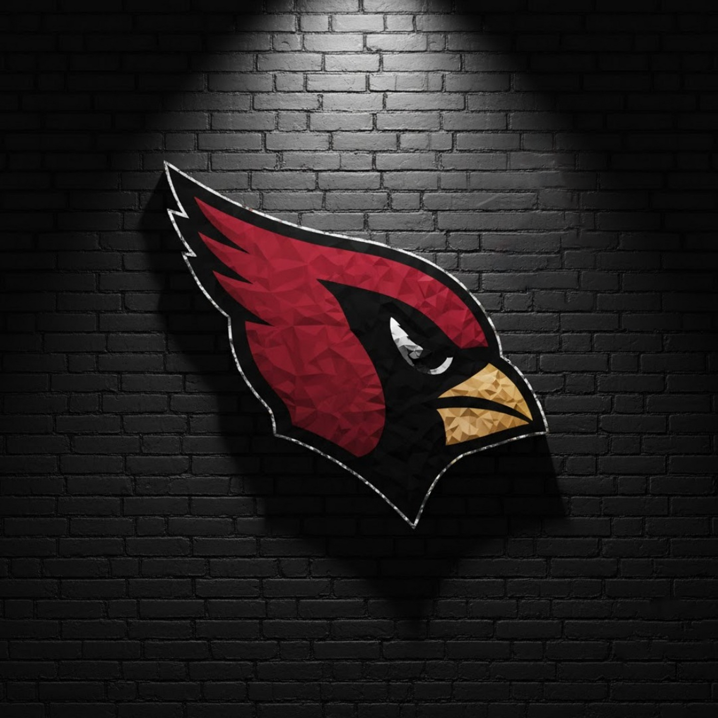 ARI X NFL Diamond Crystal Wall Art DatND DVT