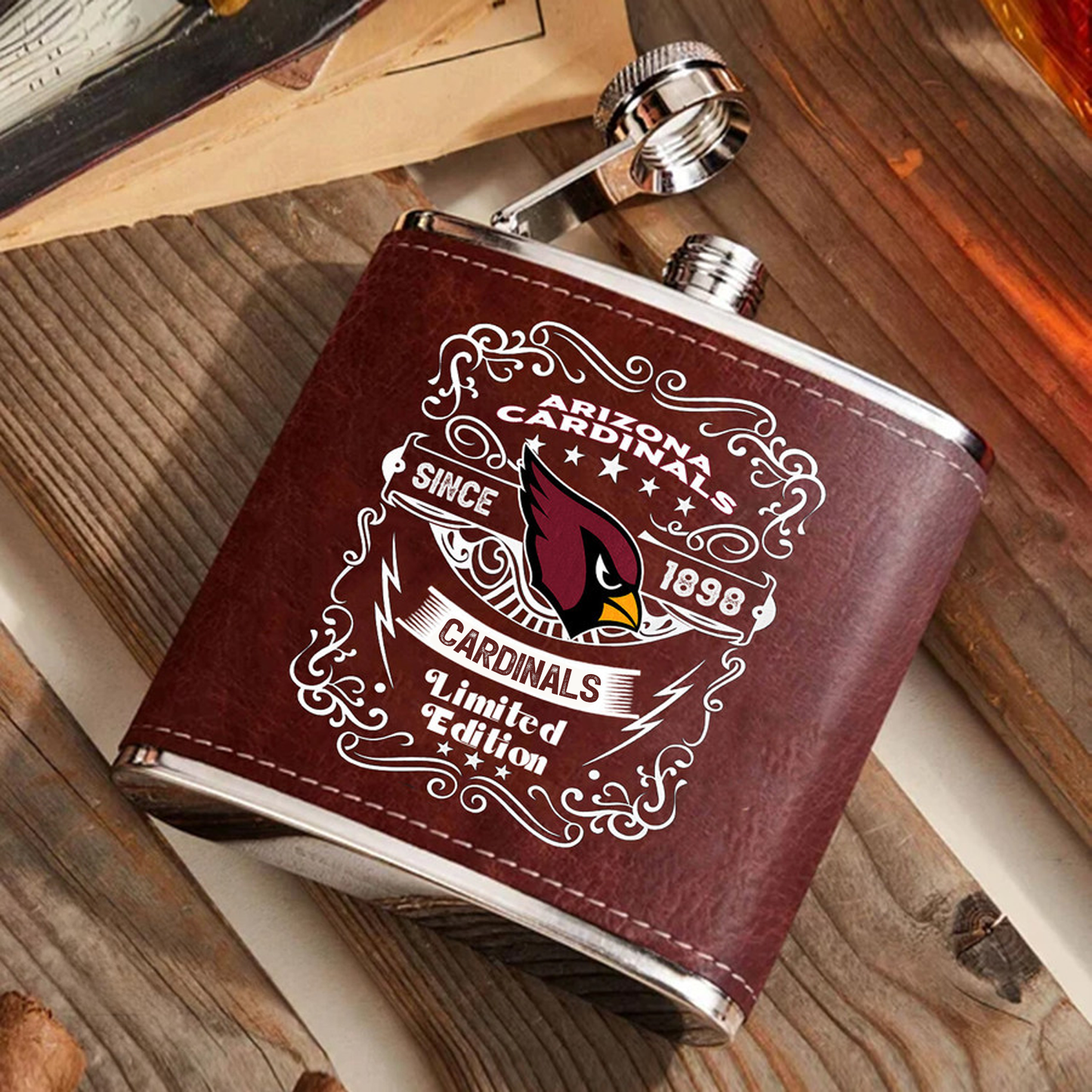 ARI x NFL Stainless Steel Flask DatND ThuongNH