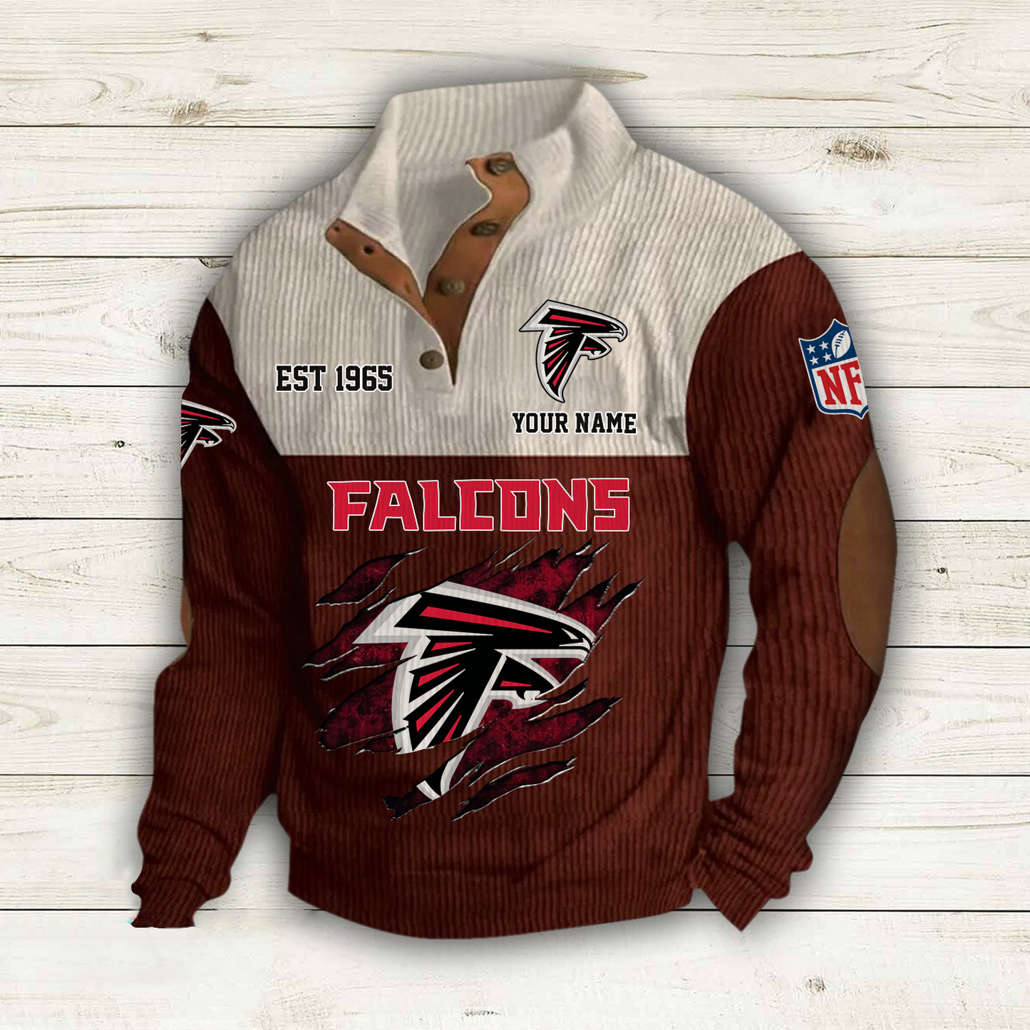 ATL x NFL Custom Name Sport Sweatshirt DatND DVT