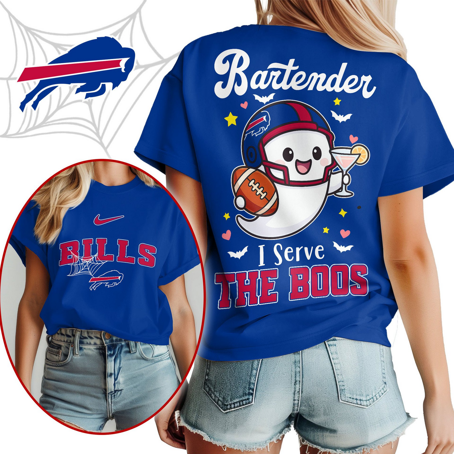 BB Premium NFL Bartender Halloween Fan Women Shirt DDT CTND