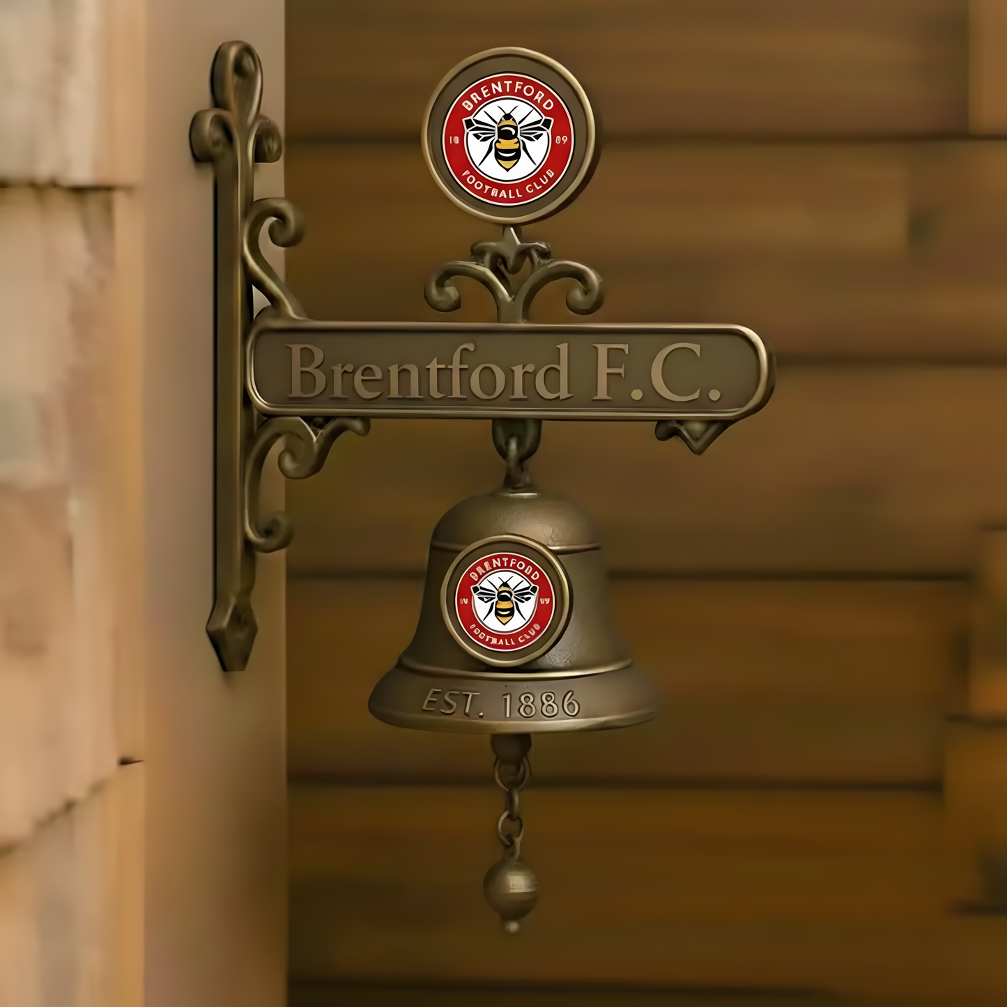 BRE X EPL Vintage Football Club Brass Bell V1 NAK NHT