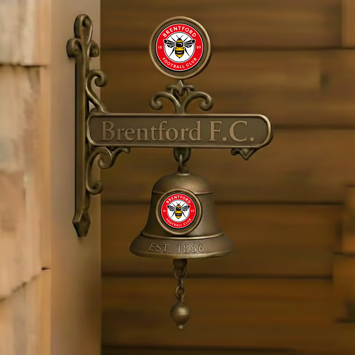 BRE x EPL Vintage Football Club Brass Bell DATND TANTD